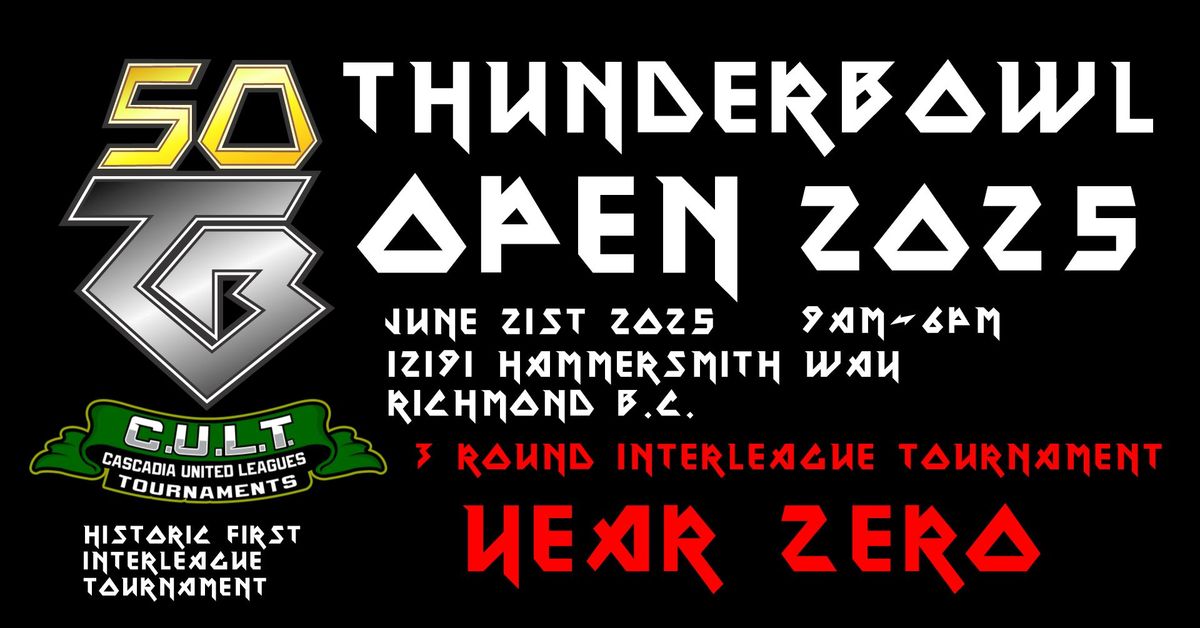 Thunderbowl Open: Year ZERO