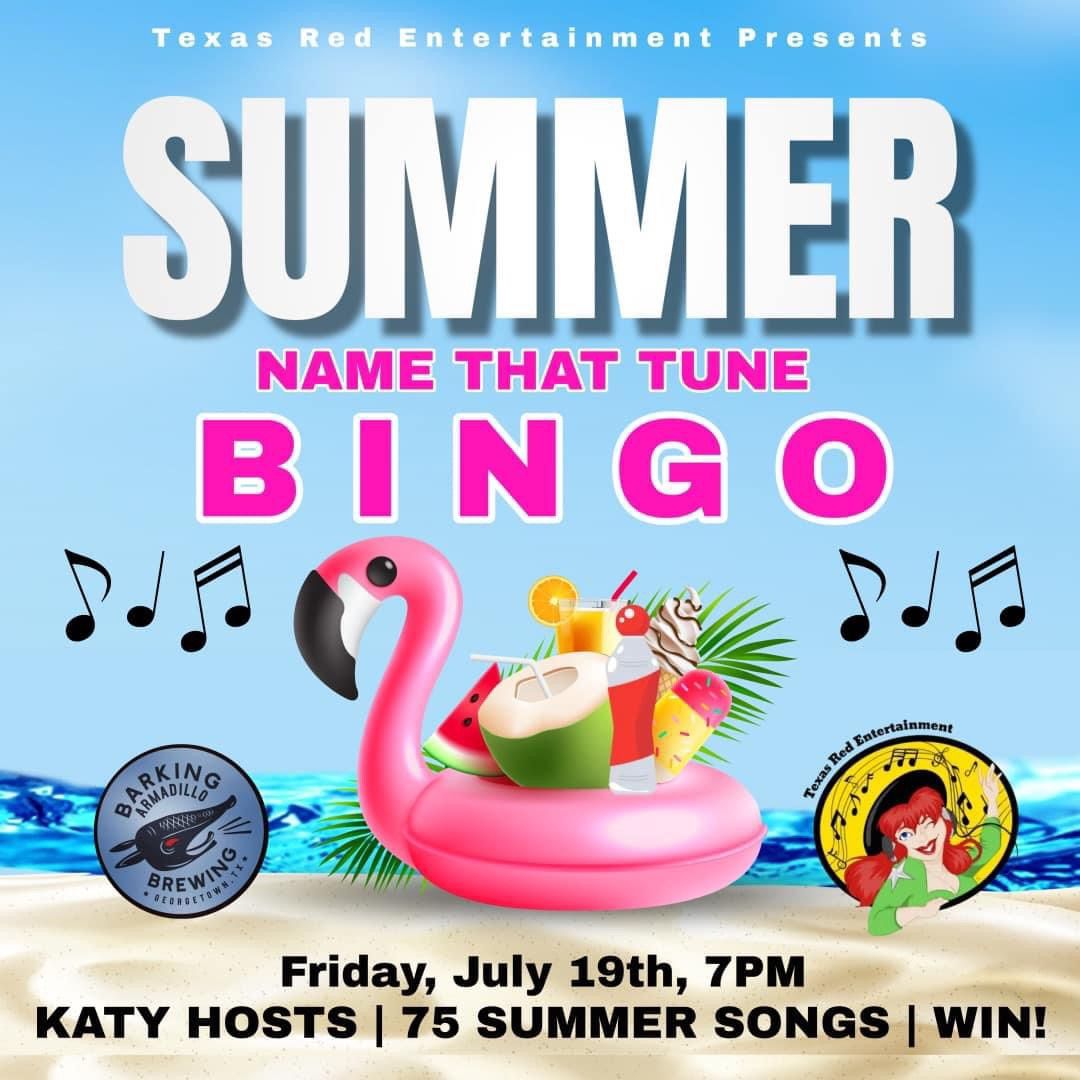 Summer Name that Tune Bingo!