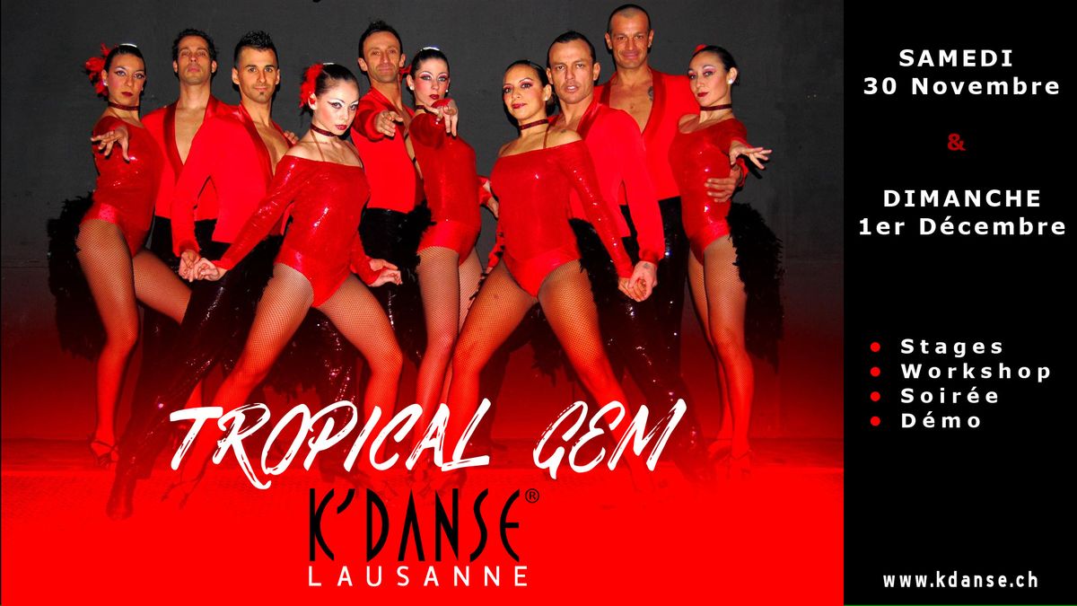 \u2606 Festival Salsa, Bachata & Cha-Cha-Cha avec Tropical Gem \u00e0 Lausanne