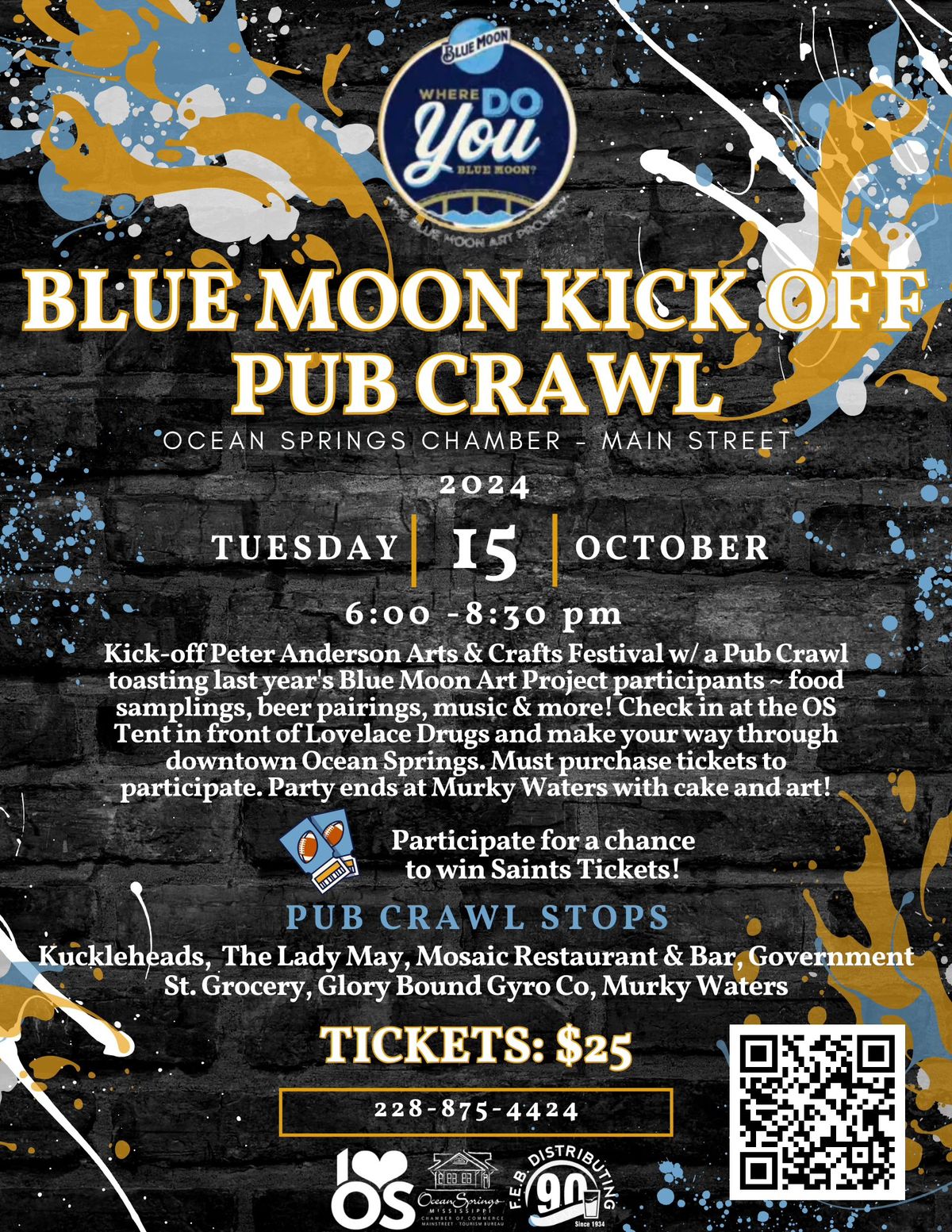 Blue Moon Kick Off Pub Crawl