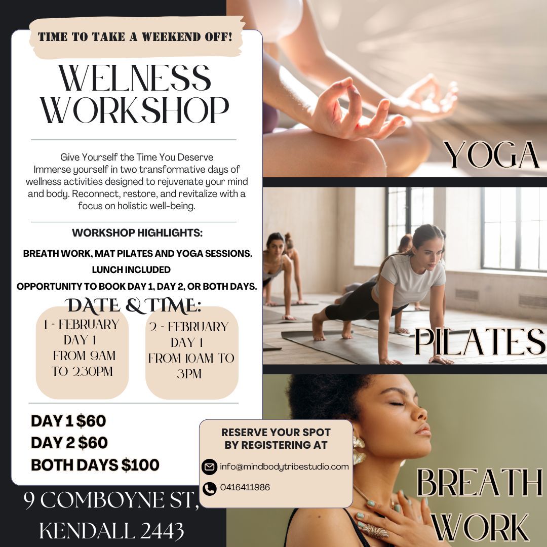 2 DAYS - WELLNESS WORSHOP 