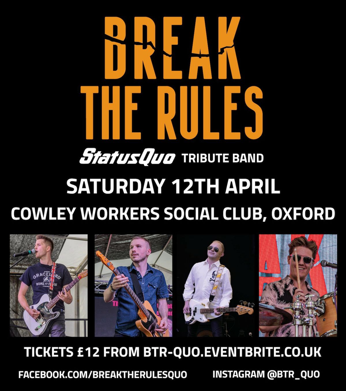 Break The Rules - LIVE In Oxford