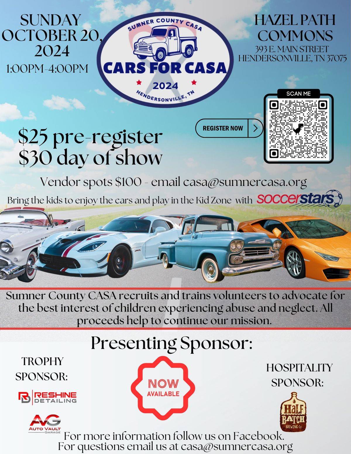 CARS for CASA - Car Show