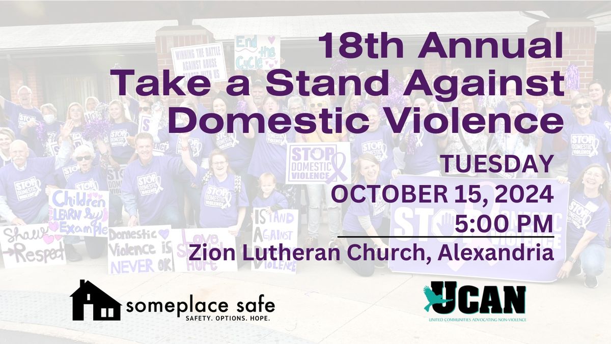 Take A Stand Against Domestic Violence Event