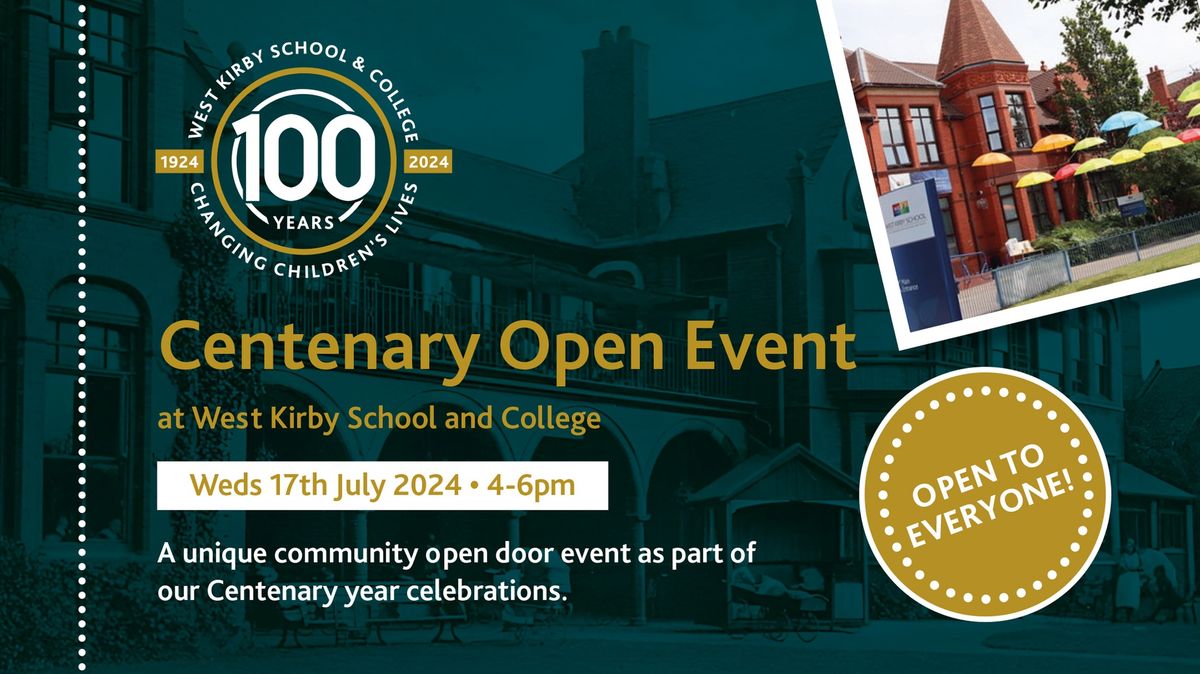 Centenary Open Event