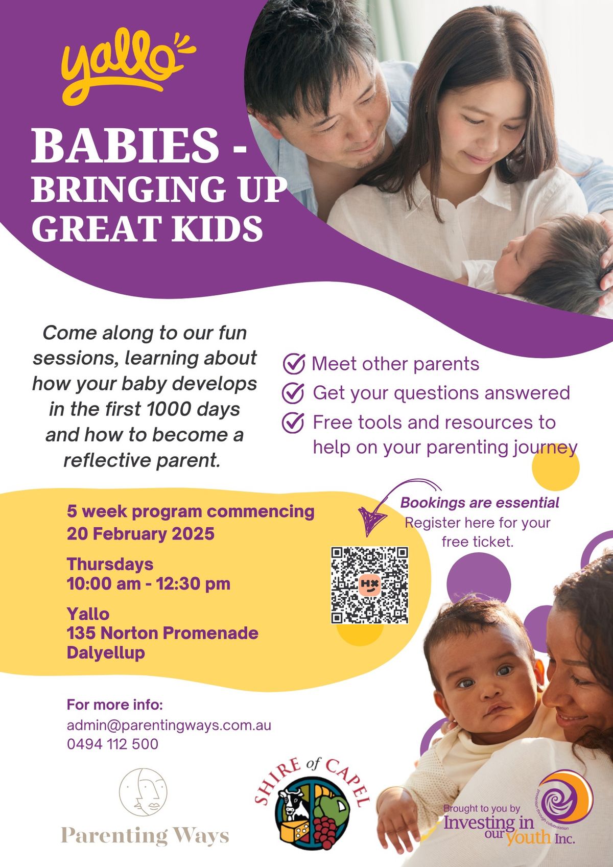 Babies - Bringing Up Great kids - 5 week program