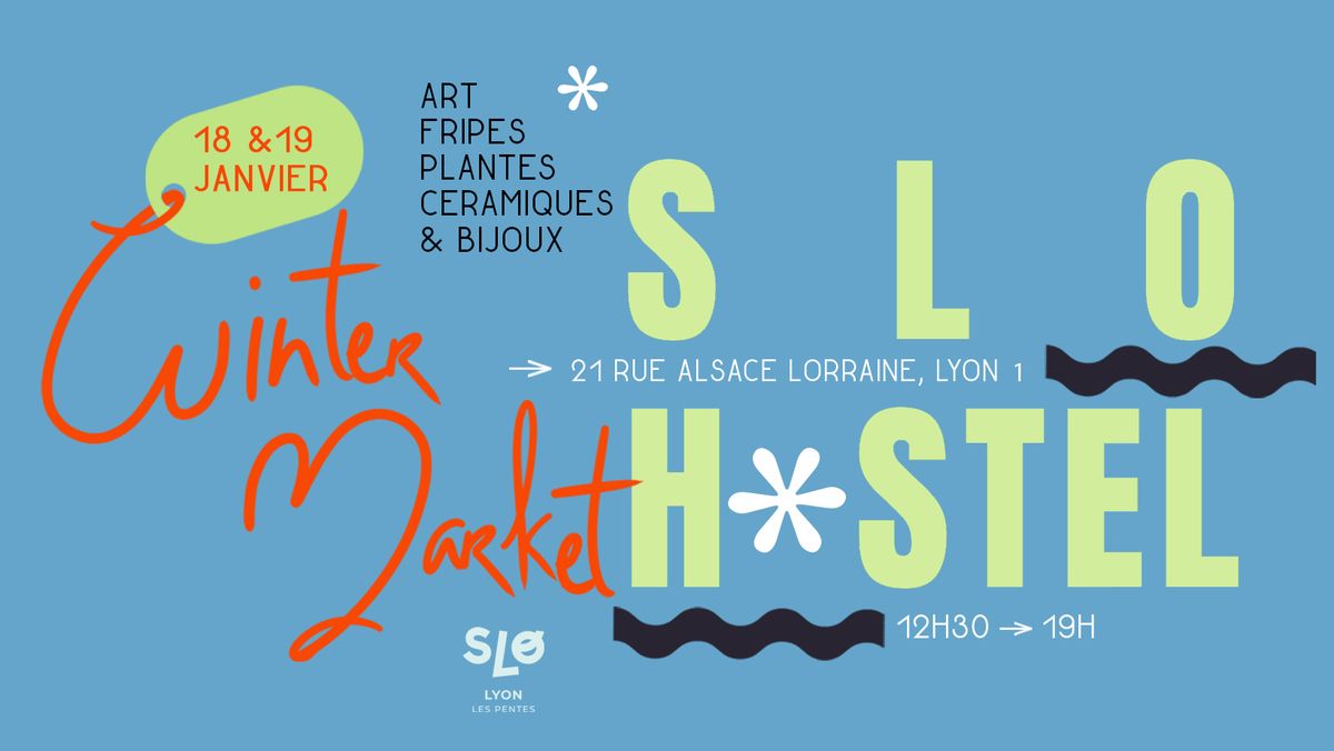 WINTER MARKET : ART, FRIPES, PLANTES, CERAMIQUES & BIJOUX