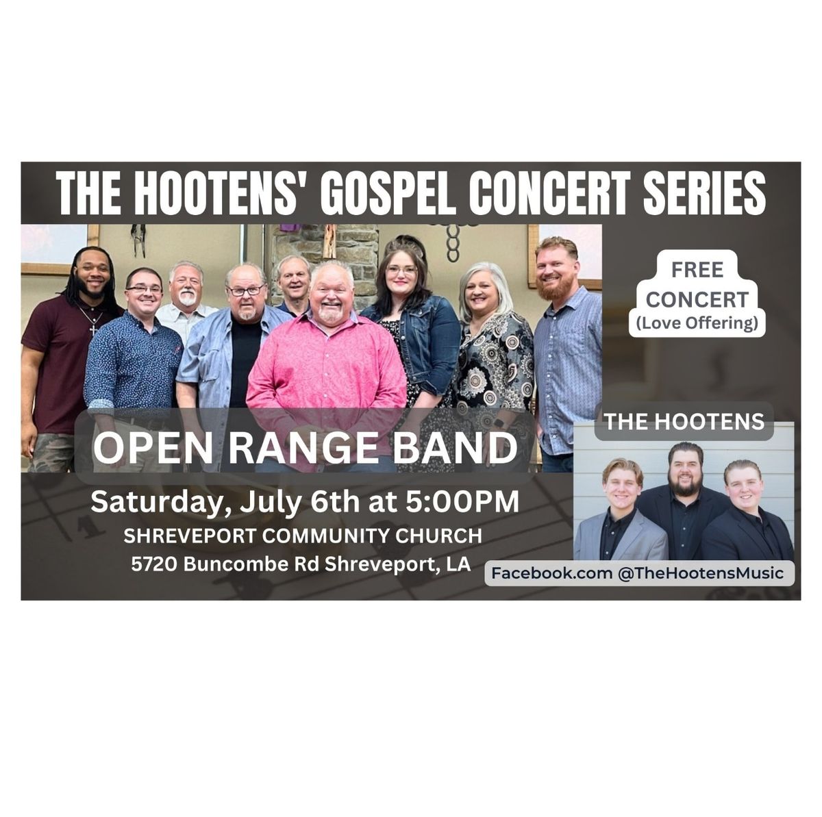 The Hootens' Gospel Concert Series 