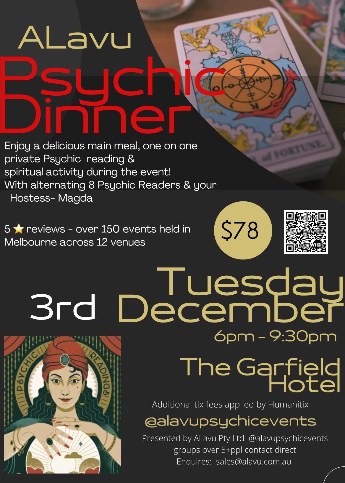 Xmas Psychic Dinner @ The Garfield