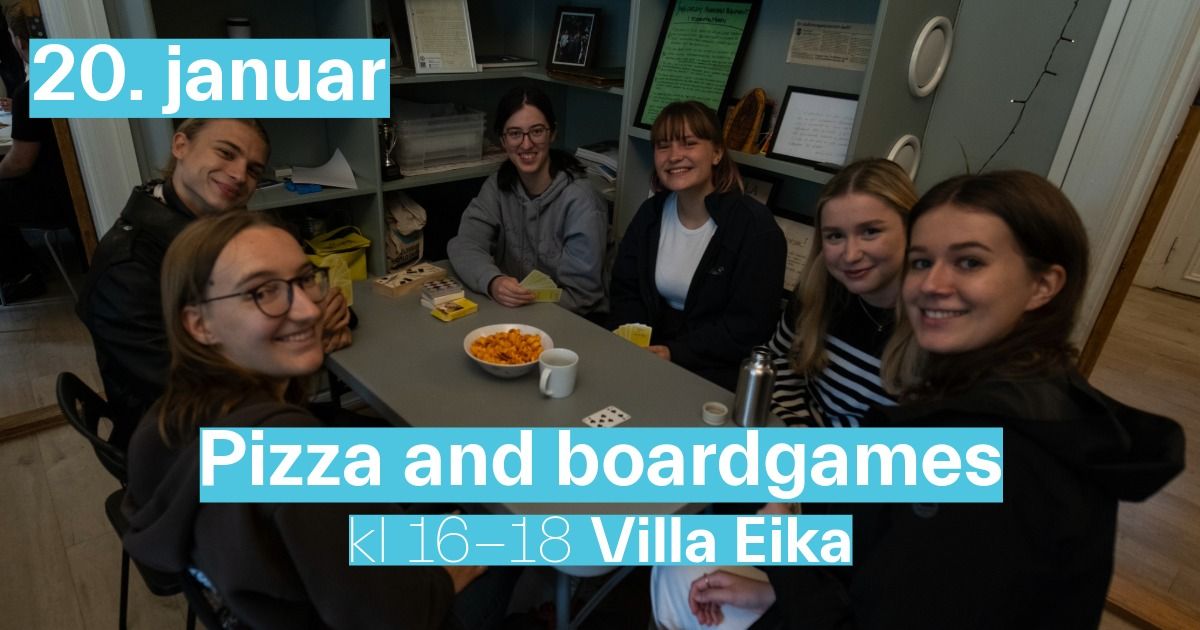 Pizza And Board Games for International Students