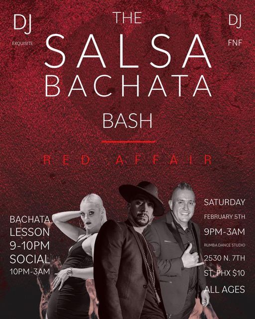 The Salsa\/Bachata Bash: The Red Affair!
