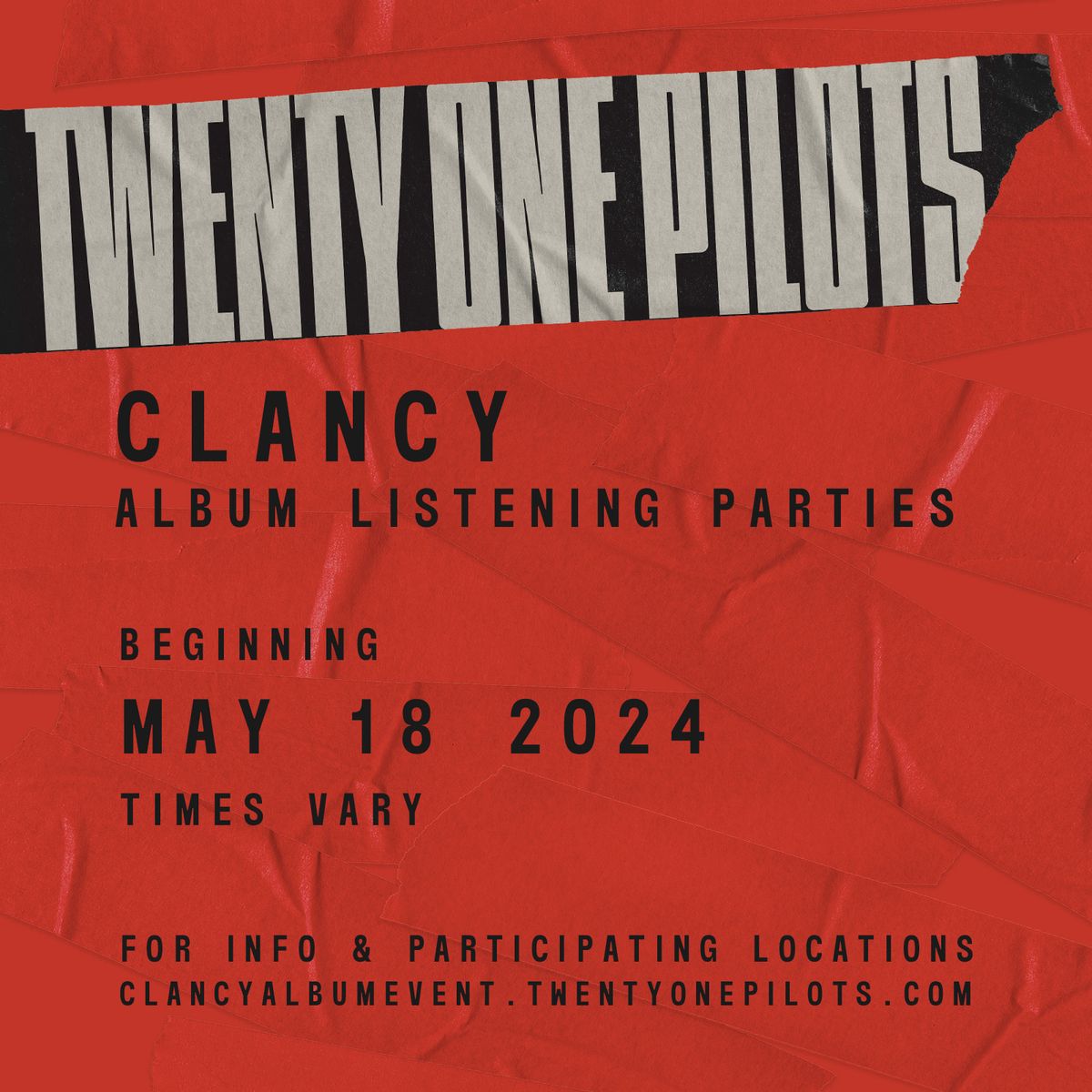 Twenty One Pilots CLANCY listening event 