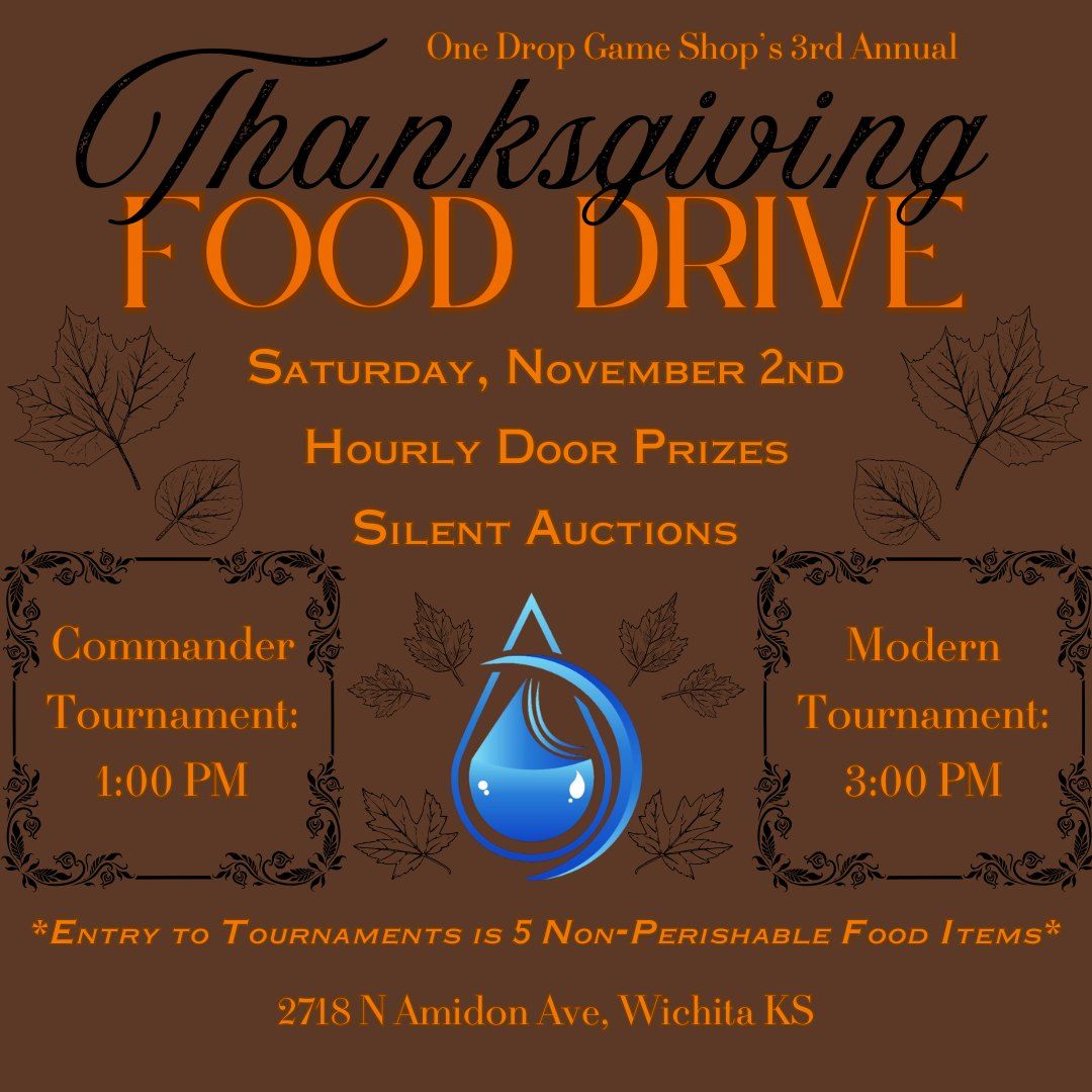 3rd Annual Thanksgiving Food Drive