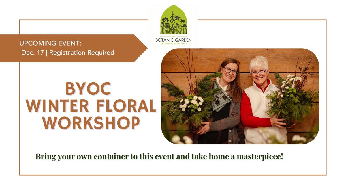 BYOC: Winter Floral Centerpiece Workshop