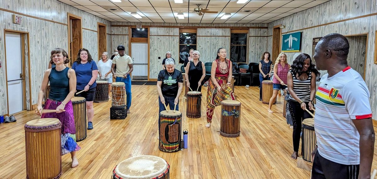 Dundun Dance with M'Bemba Bangoura at the Malta Community Center!