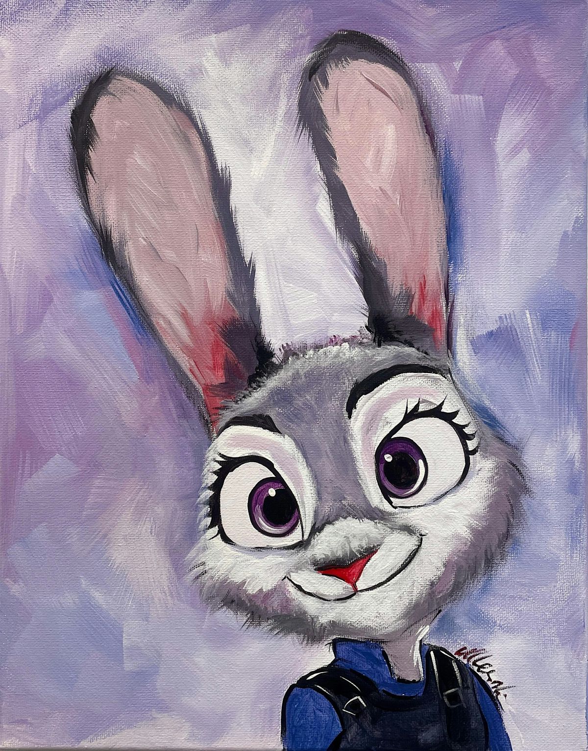 Mali's Art Studio Sip n Paint Morning - Judy