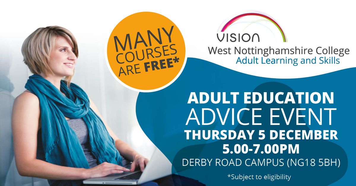 Adult Education Advice Event