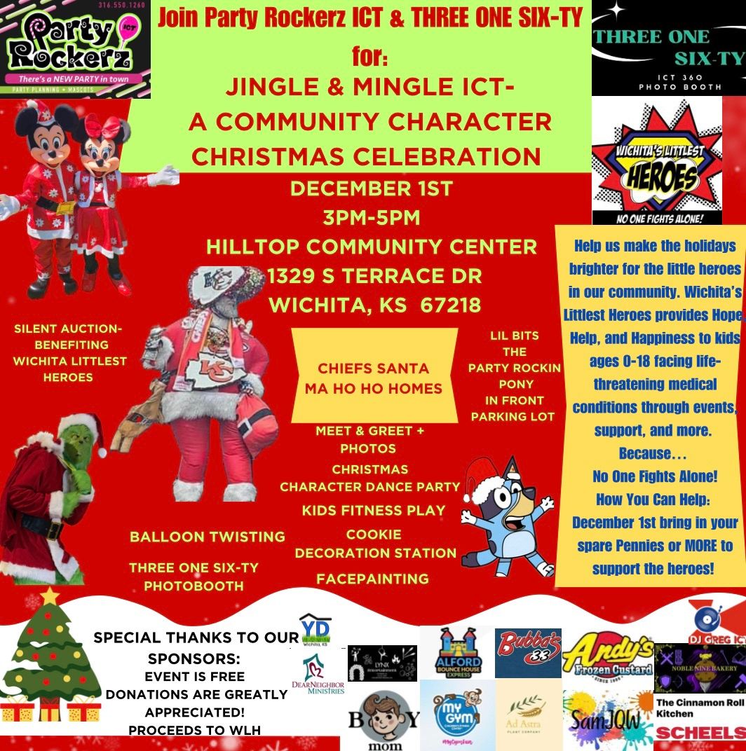 JINGLE & MINGLE ICT- A FREE COMMUNITY CHARACTER CHRISTMAS CELEBRATION