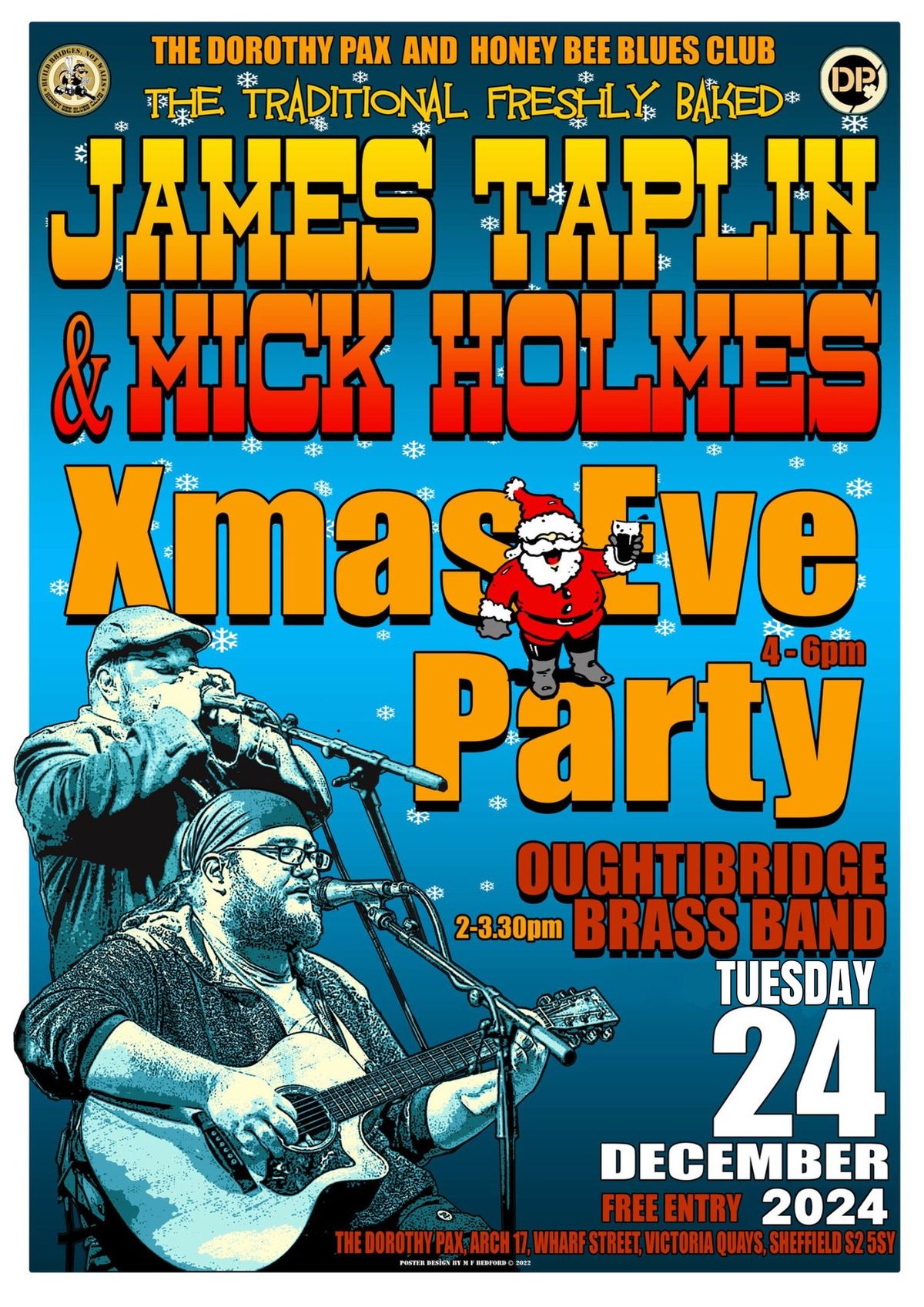 Paxmas Eve with Oughtibridge Brass Band and Jim & Mick 24\/12\/24 FREE ENTRY