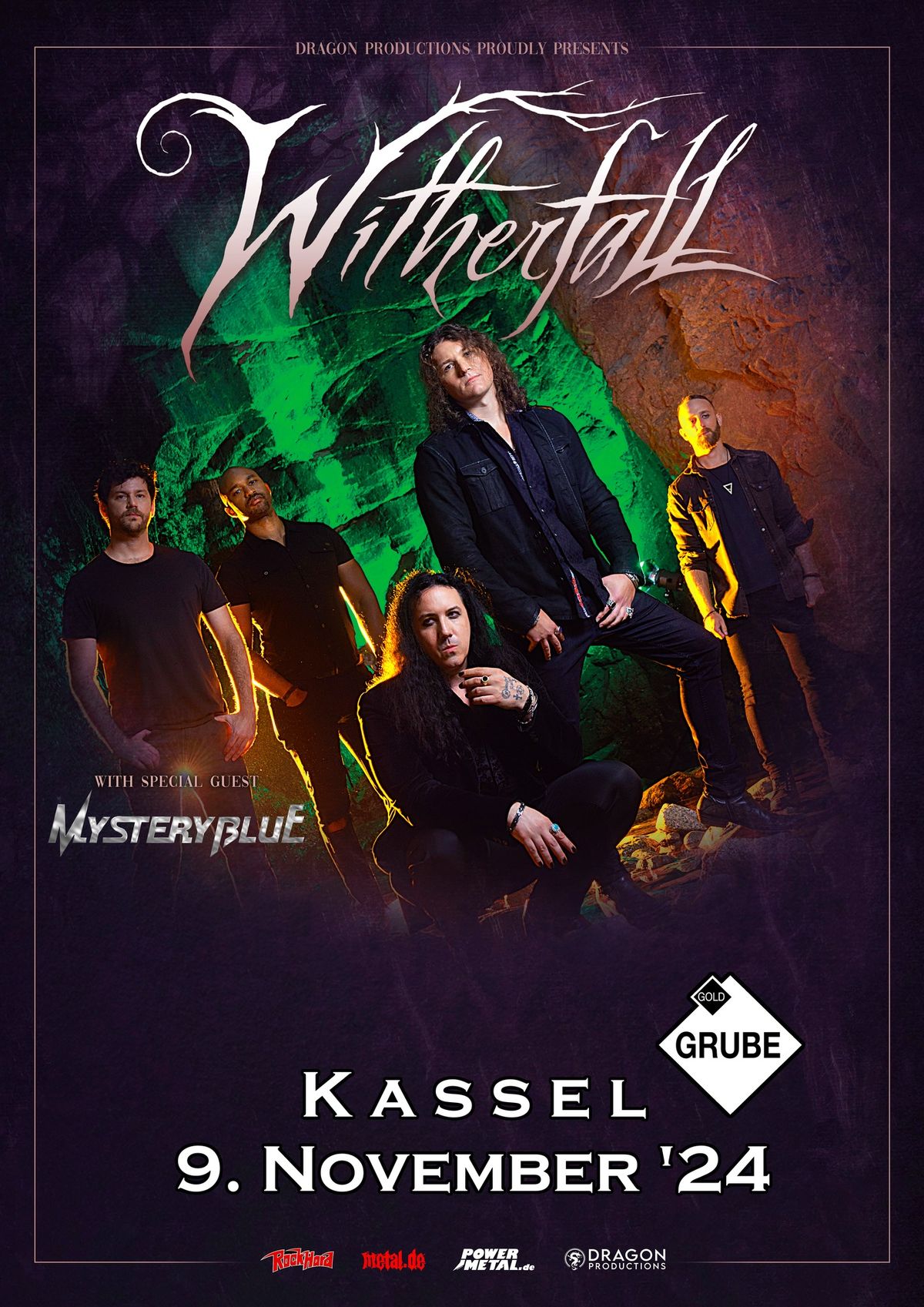 WITHERFALL + MYSTERY BLUE @ Goldgrube Kassel