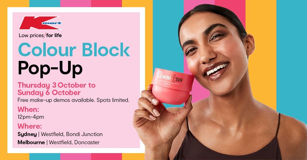 Kmart Colour Block Pop-Up - Bondi 