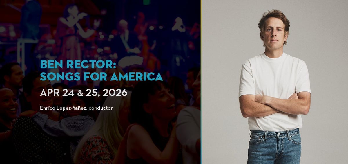 Ben Rector with Nashville Symphony at Schermerhorn Symphony Center