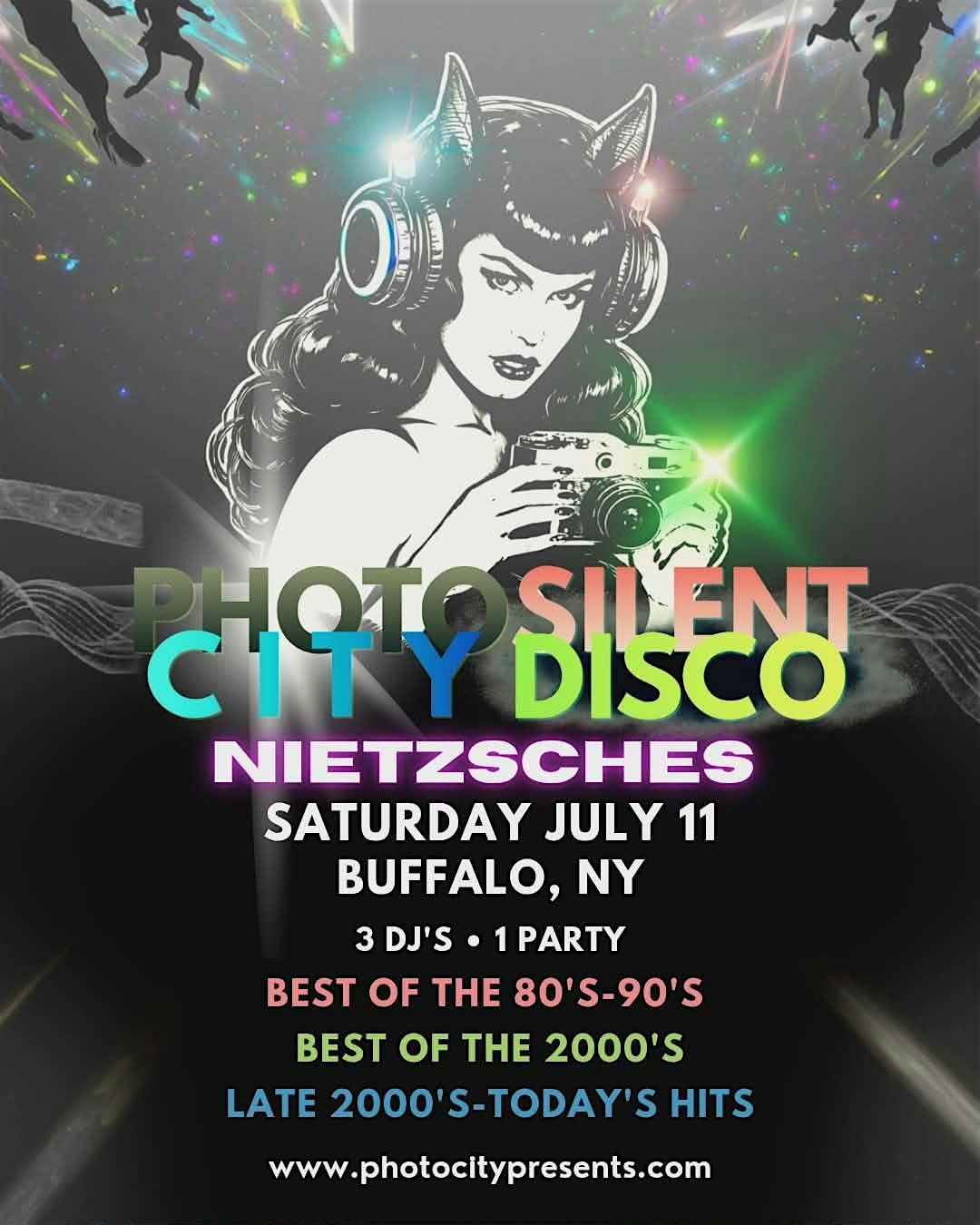 Silent Disco - Music Through The Decades - Buffalo, NY