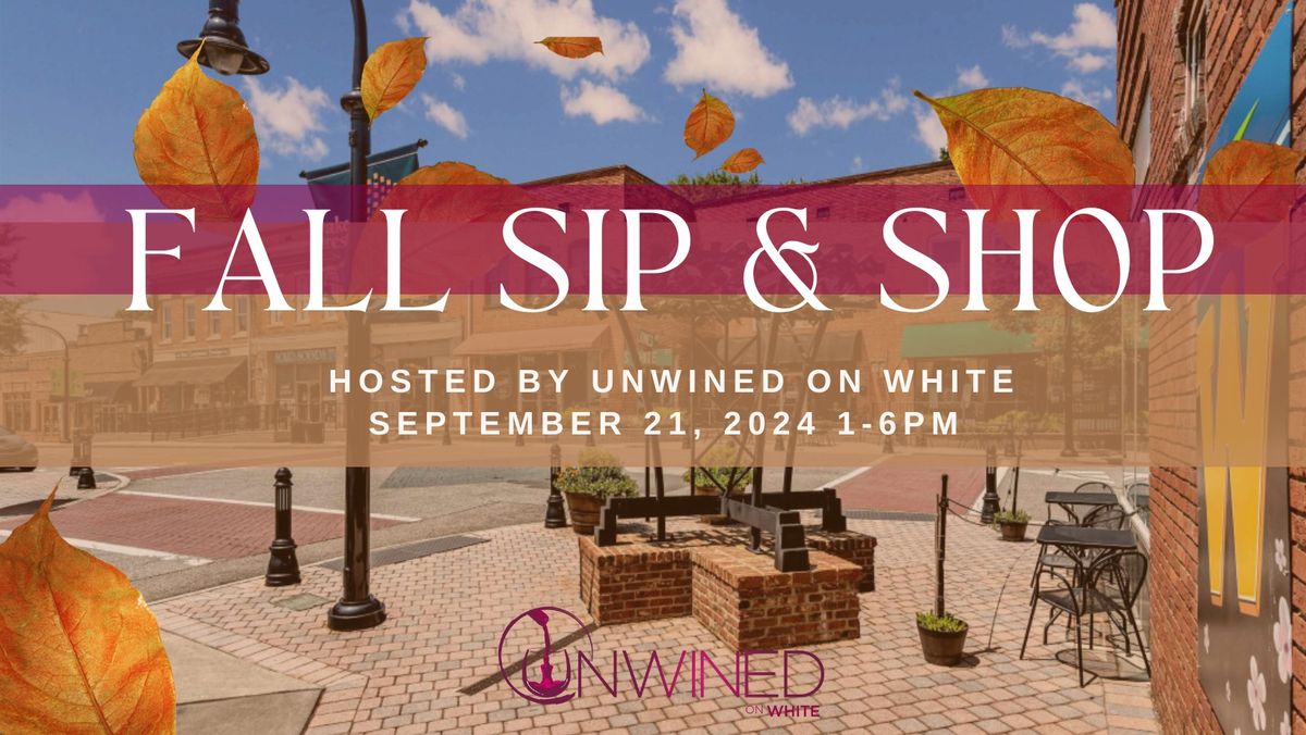 Fall Sip & Shop