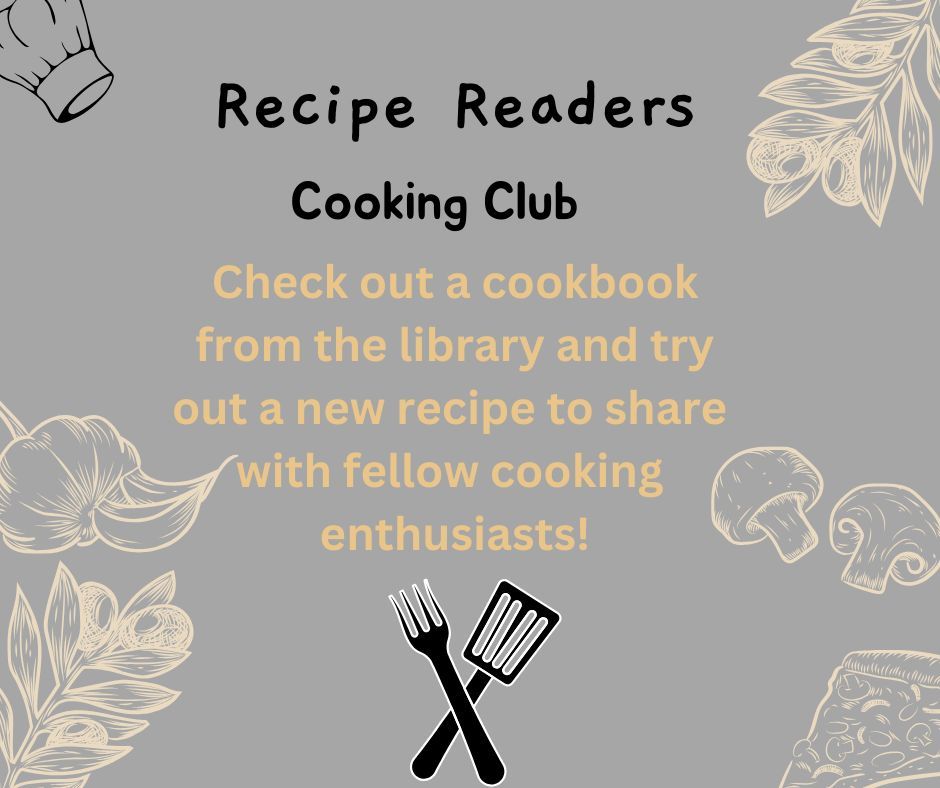 RECIPE READERS Cooking Club