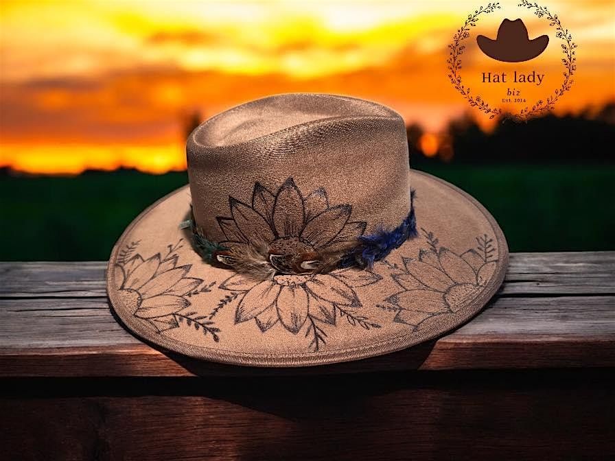Western Hat & Suede Ball Cap workshop with Hat Lady Biz-Chippewa Falls, Wi