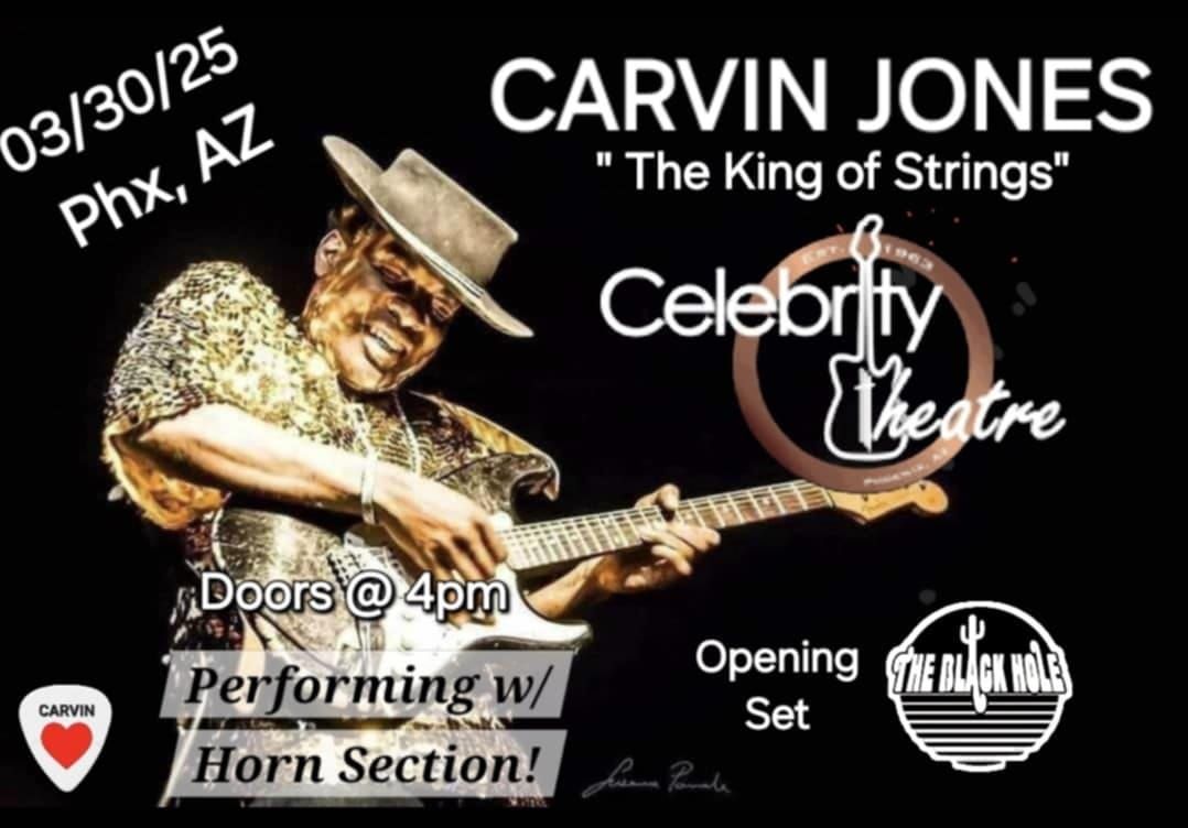 Carvin Jones @ Celebrity Theatre