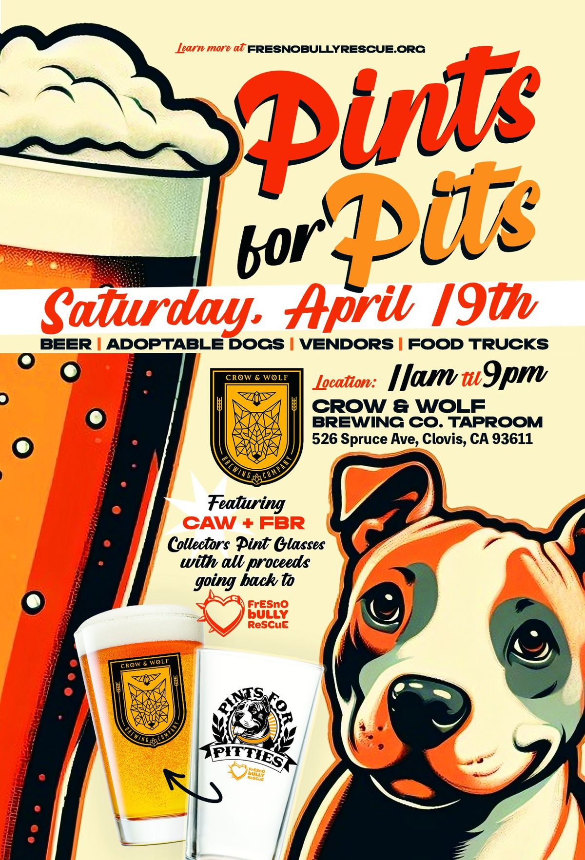 Pints for Pits with Crow & Wolf Brewery