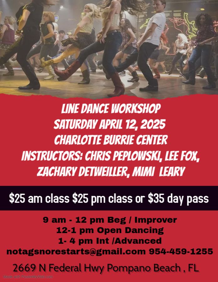 Spring Line Dance Workshop Pompano Beach, FL