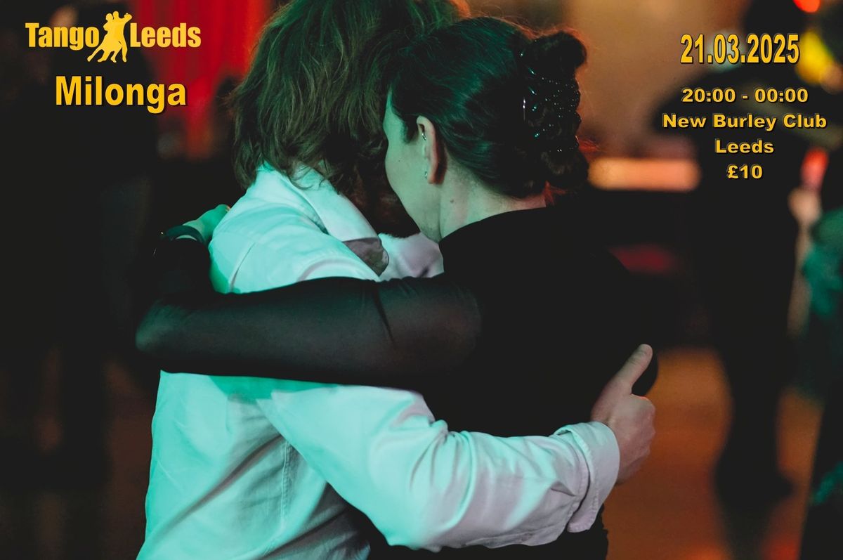 Tango Leeds Milonga - March 2025 Spring Edition 