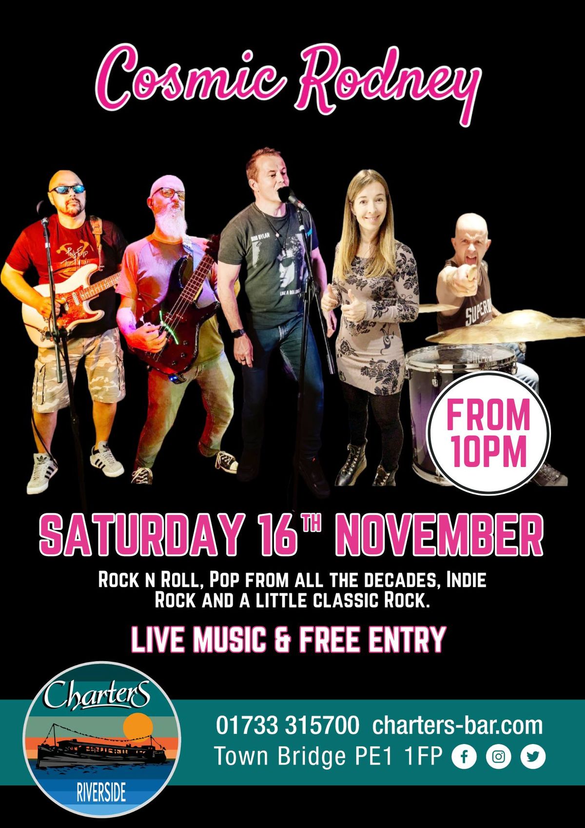 Cosmic Rodney - Live Music & Free Entry