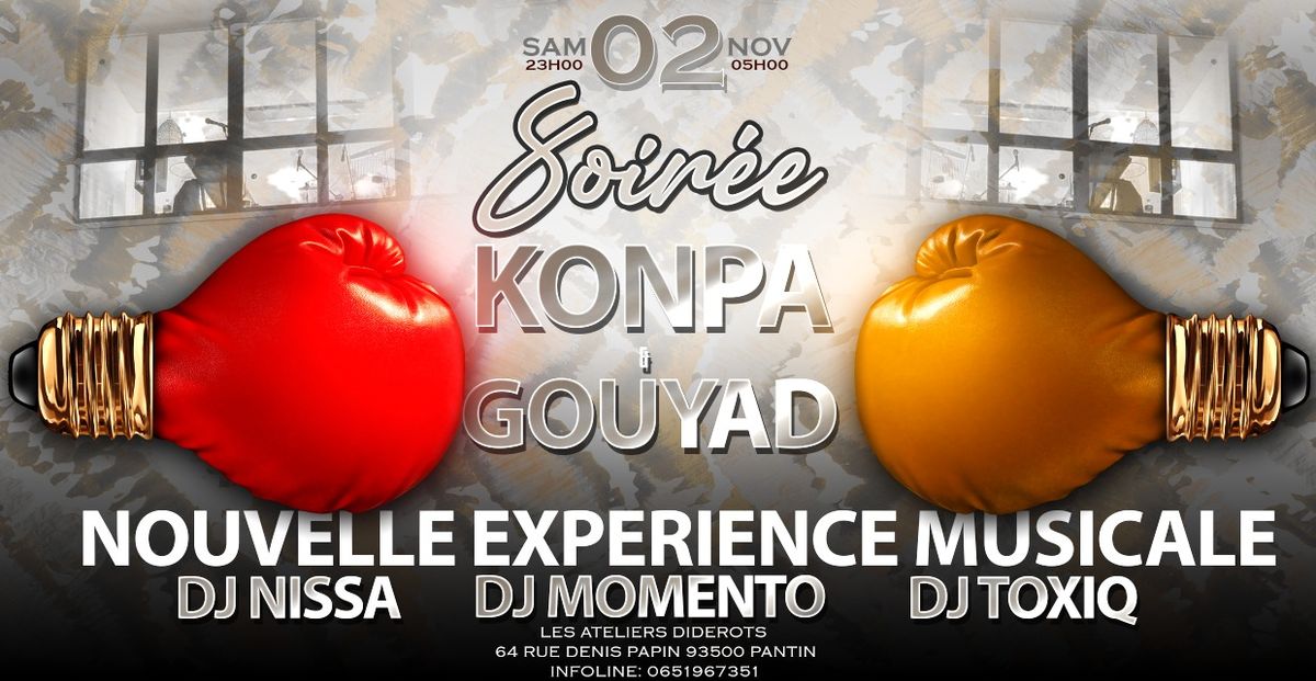 SOIREE J'ADORE LE KOMPA & LE GOUYAD