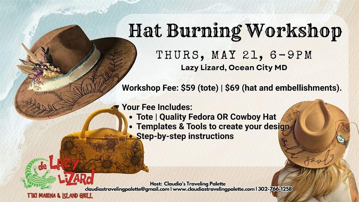 Hat & Bag Burn Party at de LAZY LIZARD, Ocean City