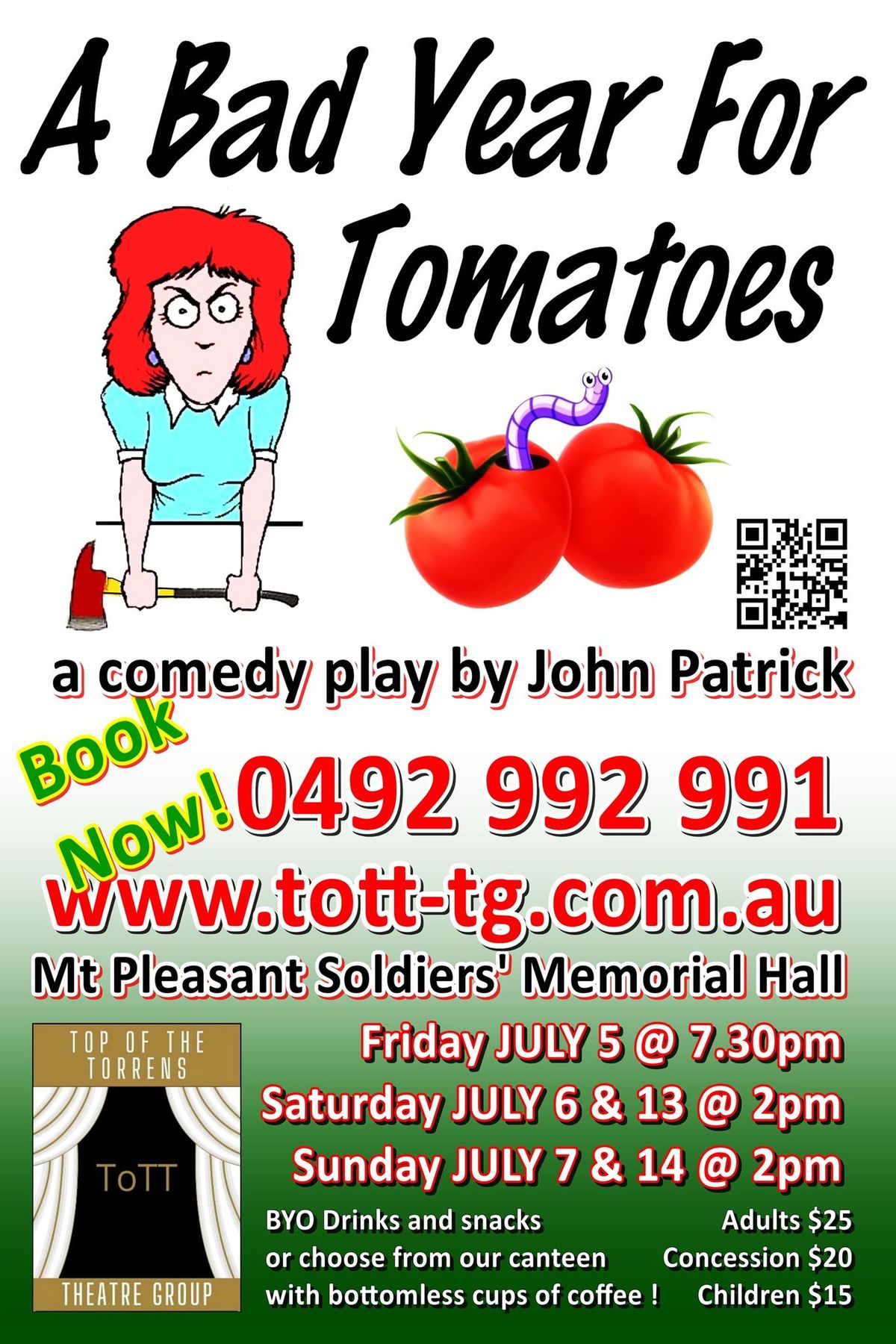 A Bad Year for Tomatoes (Comedy Play @ Mount Pleasant) 