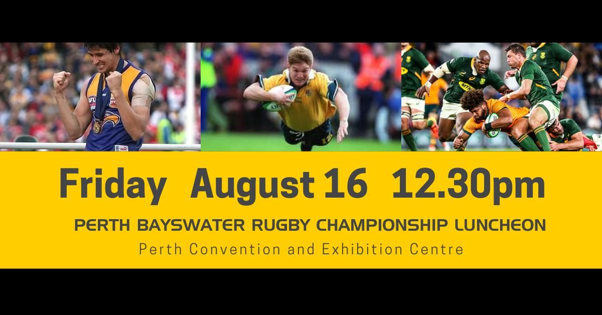 Perth Bayswater Rugby Championship Luncheon 