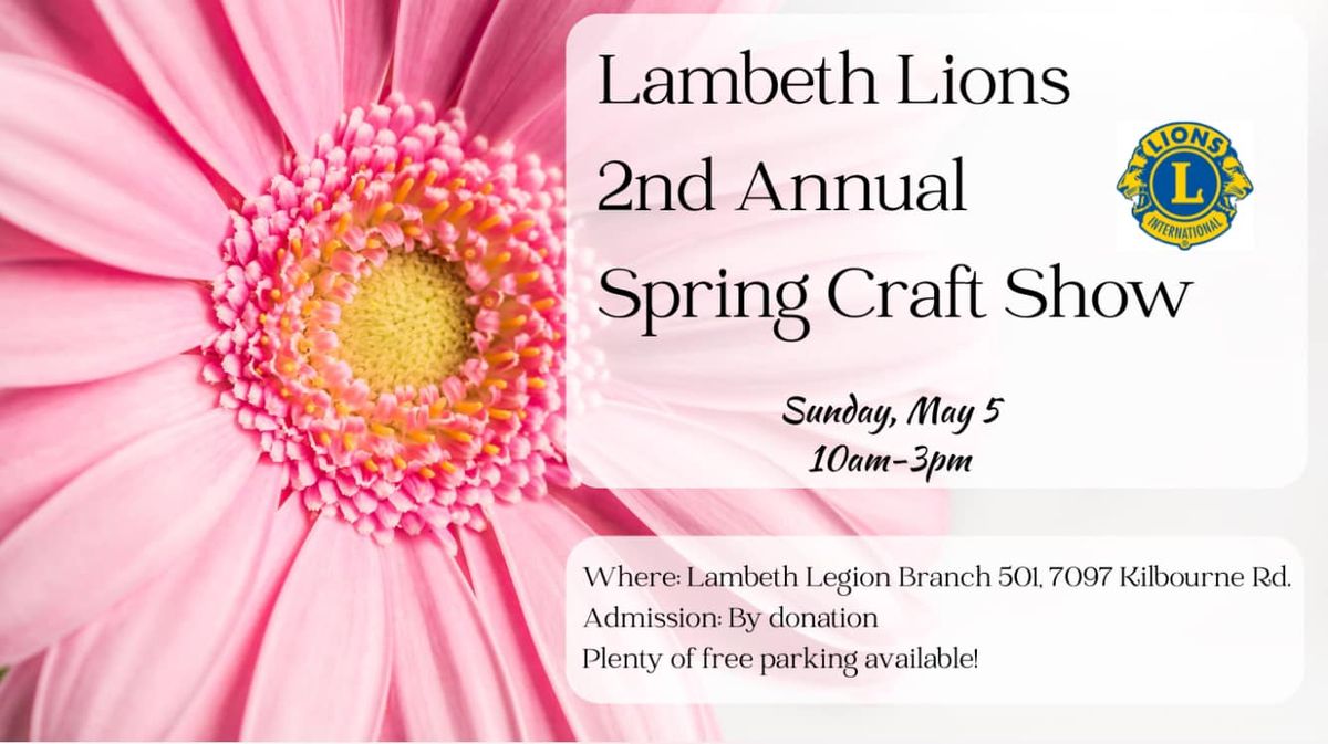 Lambeth Lions Annual Craft Show