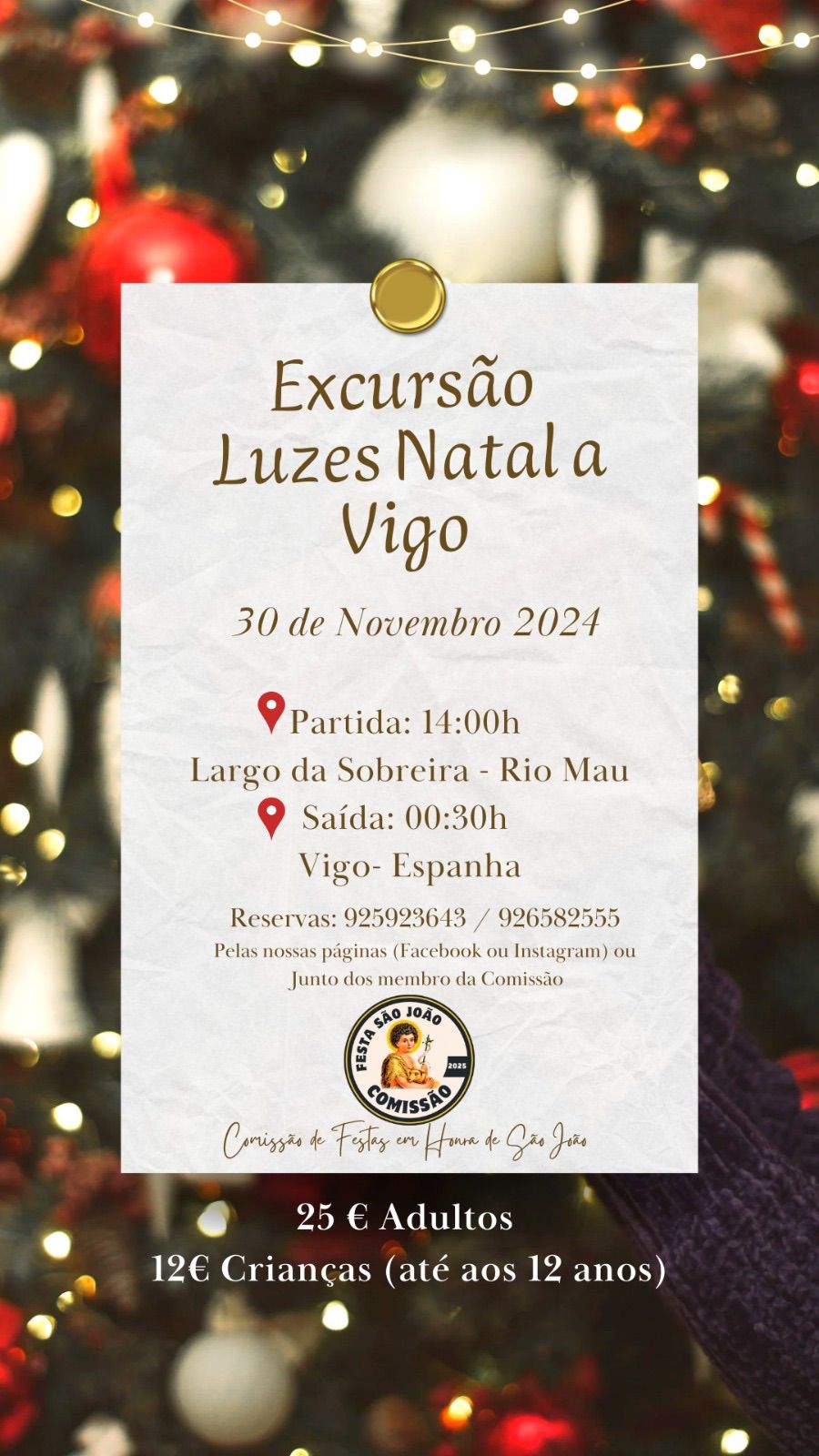 Excurs\u00e3o Luzes de Natal Vigo \ud83c\udf84\ud83c\udf85\ud83c\udffc