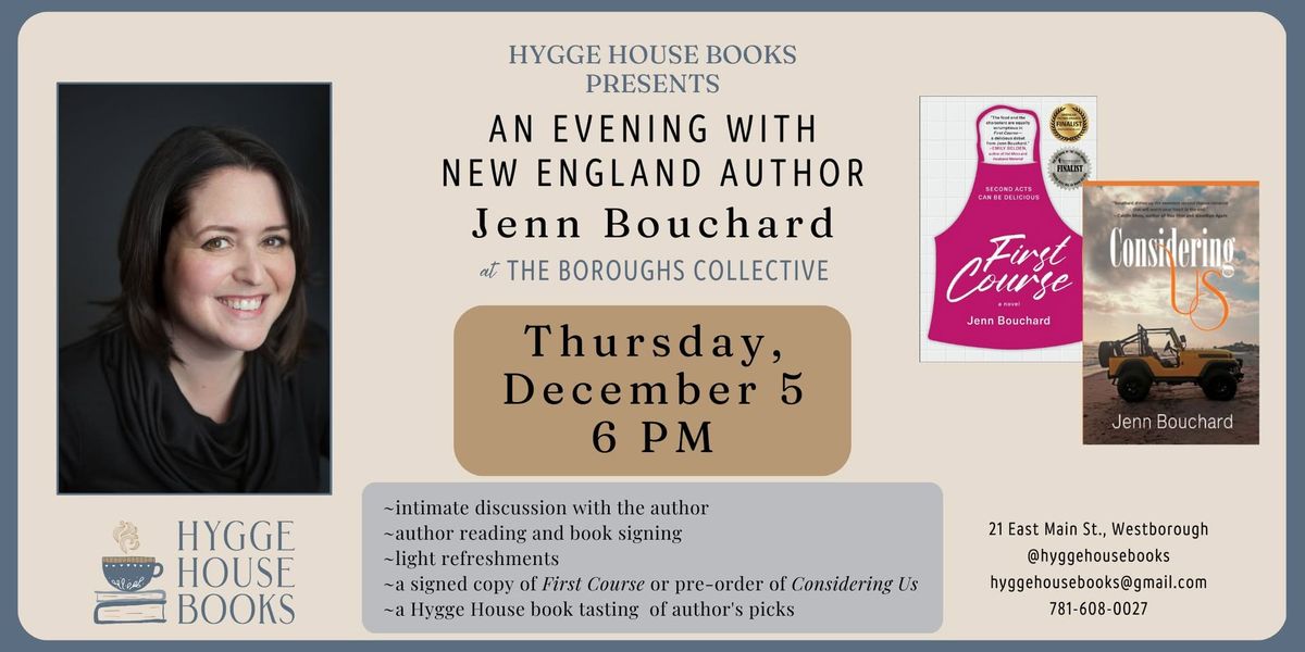 An Evening with Author Jenn Bouchard