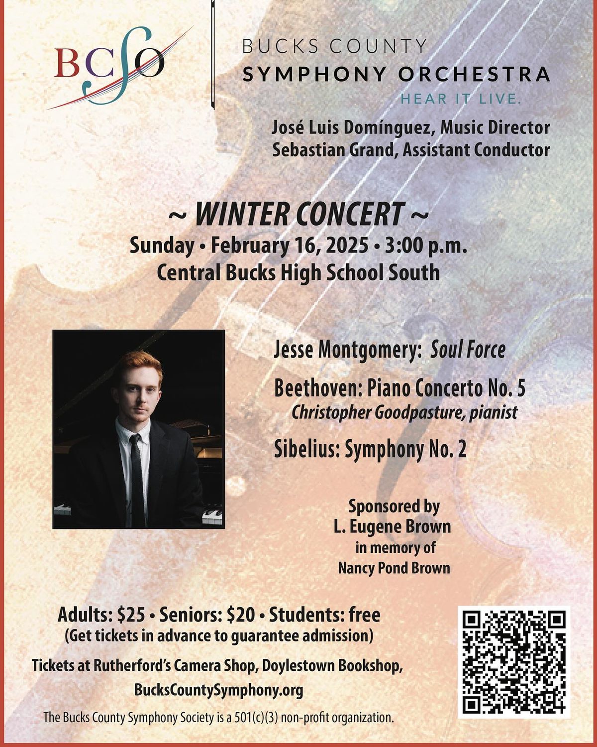 Bucks Co. Symphony Orchestra- Winter Concert