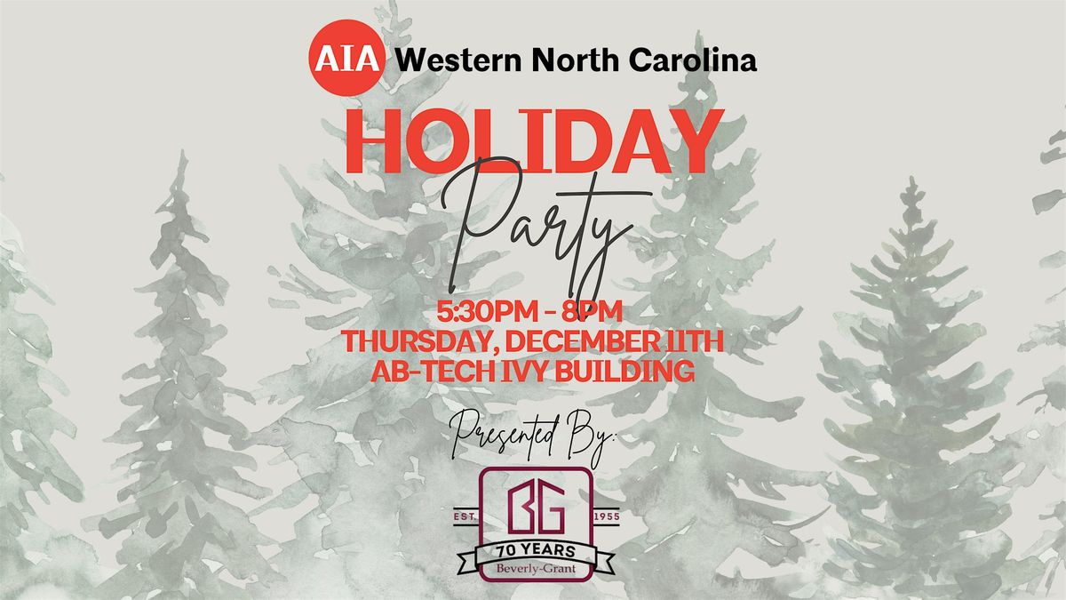 AIA Western North Carolina Holiday Party