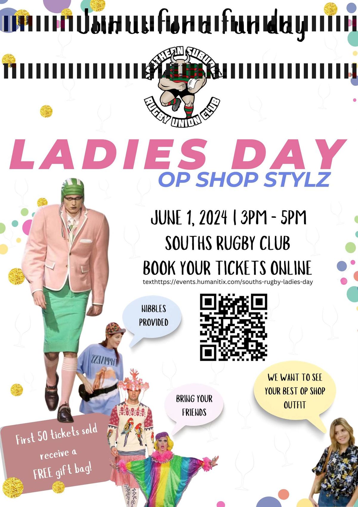 Souths Ladies Day | Op Shop Stylz 