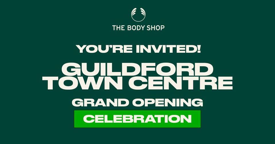 The Body Shop Guildford Town Centre Grand Opening