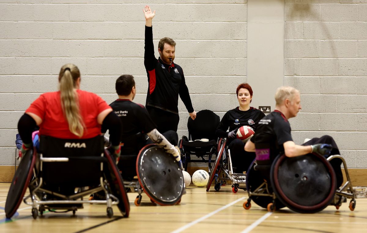 Solent Sharks Wheelchair Rugby Training