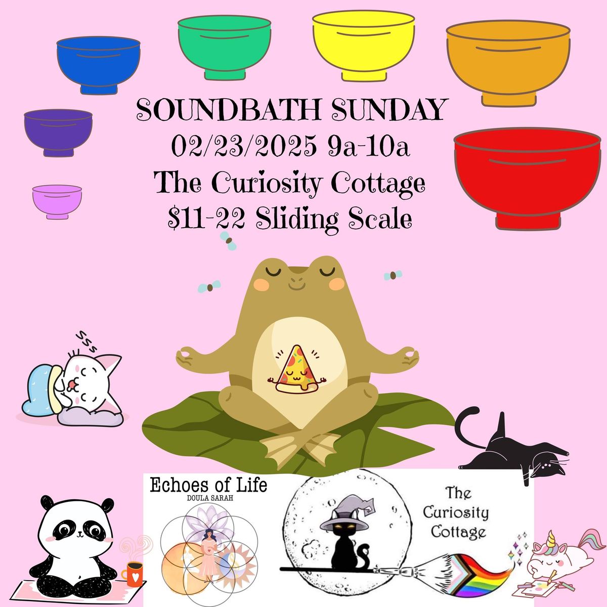 SOUNDBATH SUNDAY @ THE CURIOSITY COTTAGE