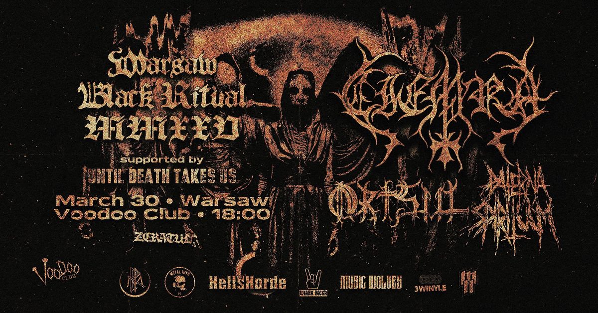 WARSAW BLACK RITUAL MMXXV - Ciemra (BLR) \/ Ortsul \/ Paterna Spirituum