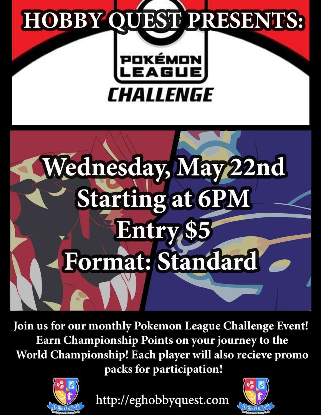 Hobby Quest's Monthly Pokemon League Challenge